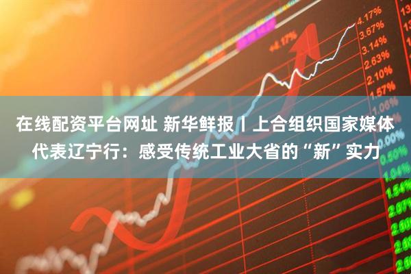 在线配资平台网址 新华鲜报丨上合组织国家媒体代表辽宁行：感受传统工业大省的“新”实力